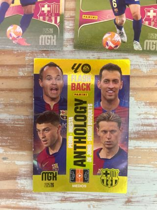 COLECCIÓN 13 CROMOS DE LA LIGA MEGA CRACK BARÇA