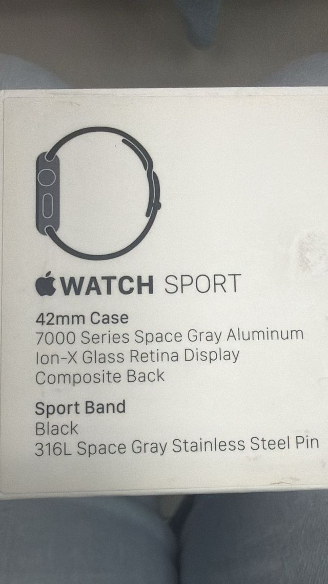 Apple Watch 42mm Correa Gris