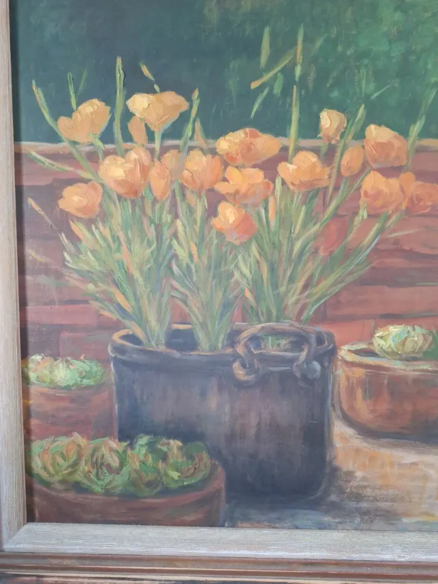 Cuadro Óleo sobre Tablero