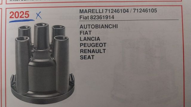 Tapa Distribuidor Coche Clásico 2025