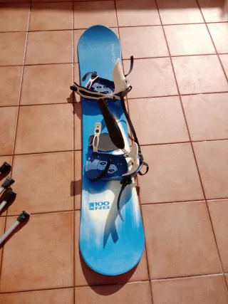 Tabla Snowboard Quechua con Fijaciones