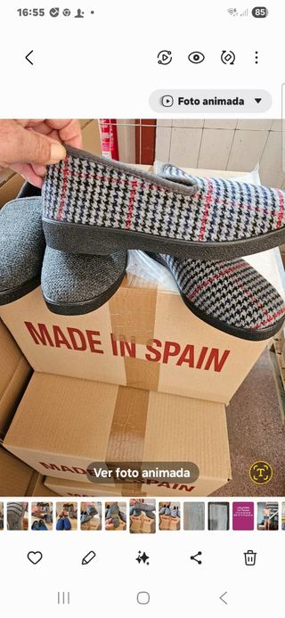 Lote Zapatillas de Casa