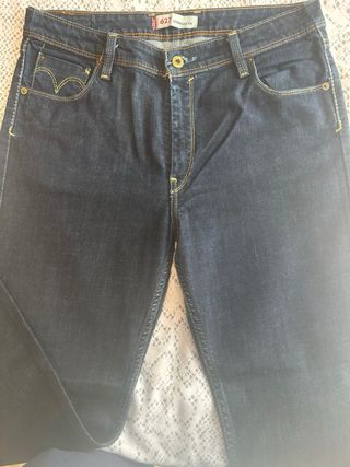 Pantalón Levis 627 Straight Fit Azul Oscuro