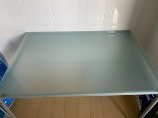 Mesa de cocina cristal y 4 sillas