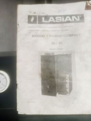 Caldera LASIAN BIOMA leña y biomasa