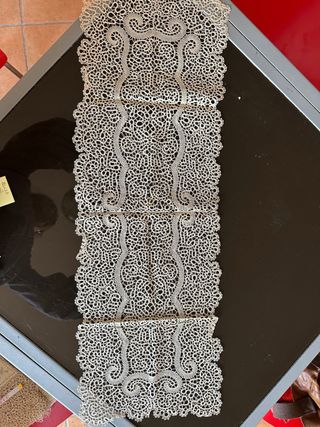 Runner antico pizzo al tombolo