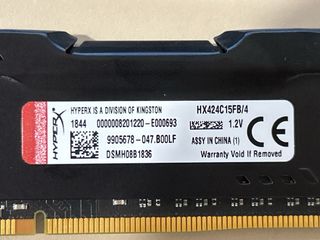 Memoria RAM HyperX DDR4 4GB