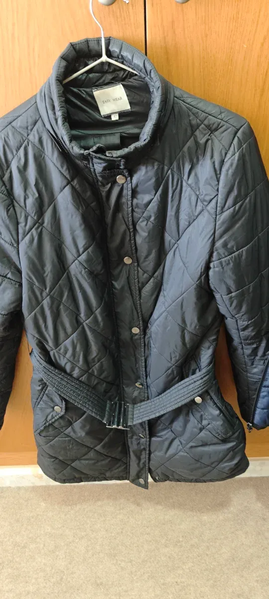 Abrigo acolchado EASY Wear negro talla L