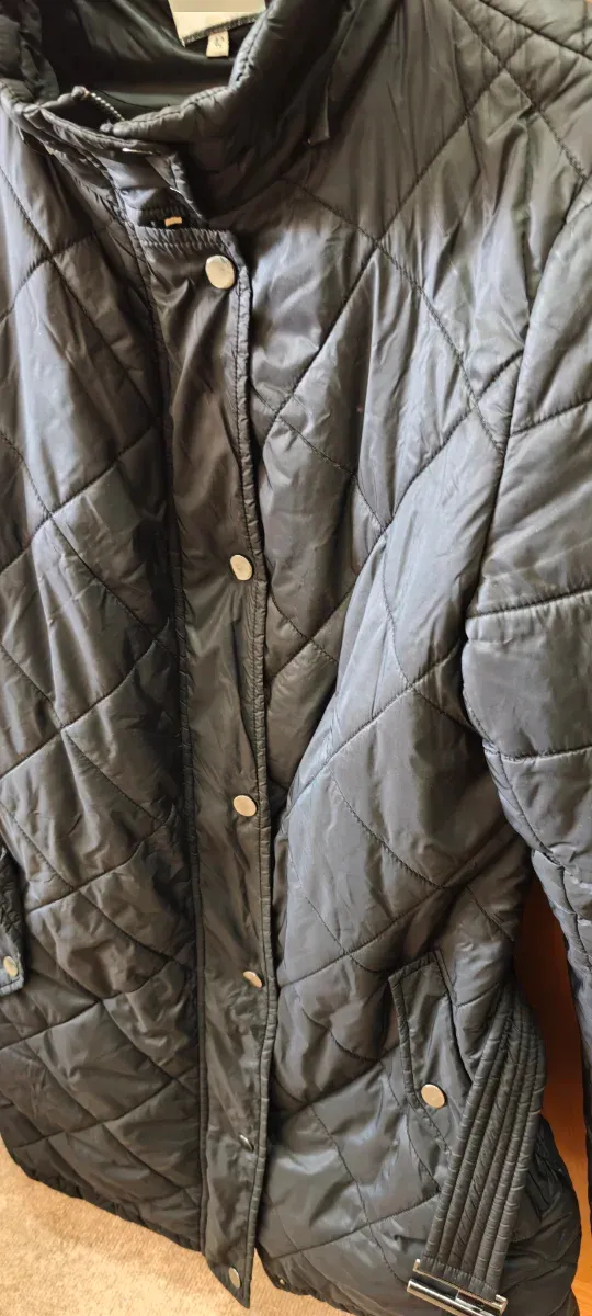 Abrigo acolchado EASY Wear negro talla L