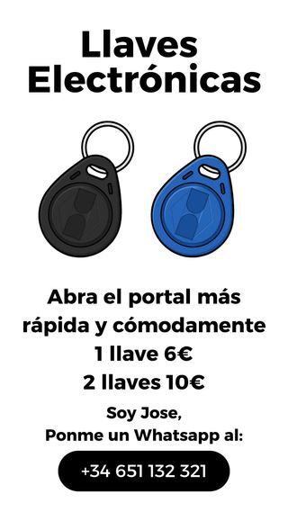 Llave electronica clonado