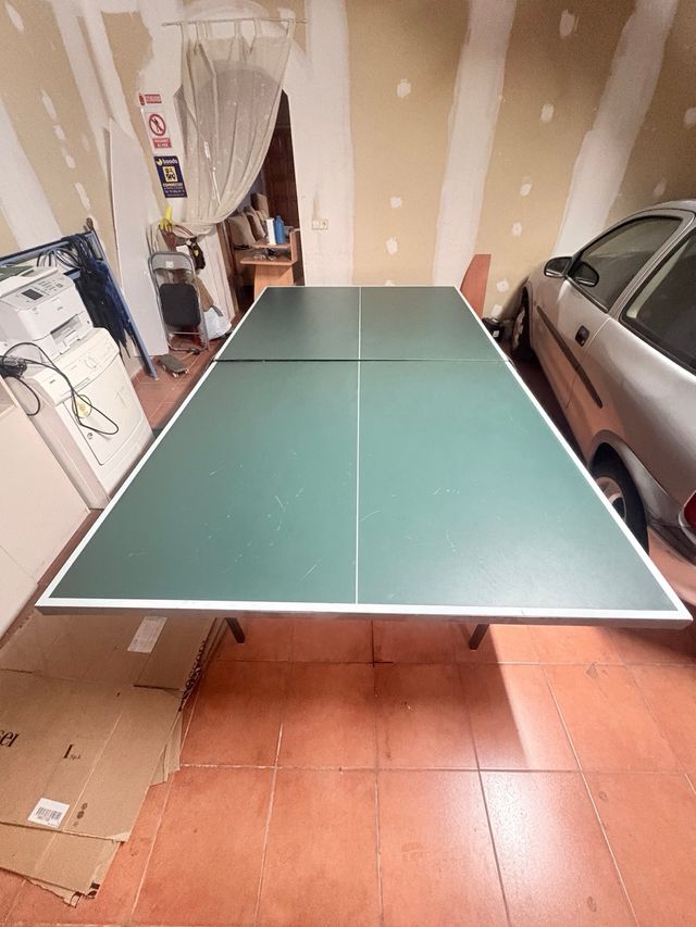 Mesa de ping pong verde