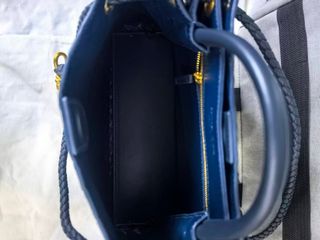 Bolsa Bottega Veneta Andiamo Denim Azul
