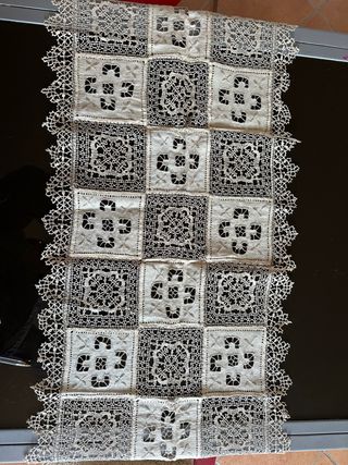 Runner da tavola tombolo pizzo