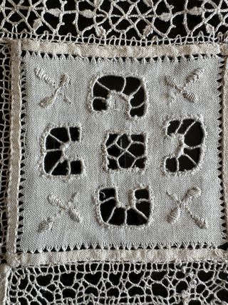 Runner da tavola tombolo pizzo