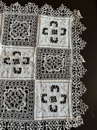 Runner da tavola tombolo pizzo