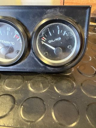 Reloj Voltaje, Temperatura y Aceite Coche