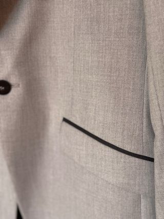 Americana Zara Man Gris claro 