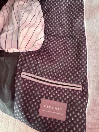 Americana Zara Man Gris claro 