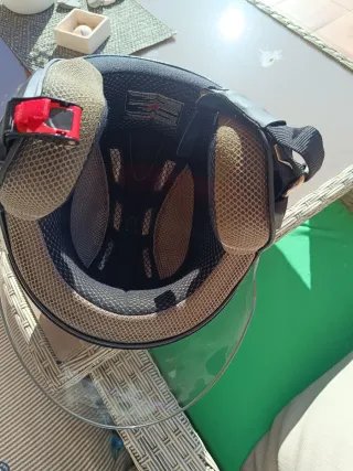 Casco de moto jet talla L