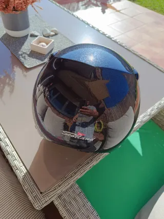 Casco de moto jet talla L