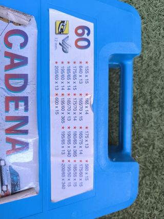 Cadenas para coche