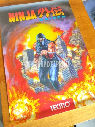 Lonas DBZ2 y Ninja gaiden 100x70cm