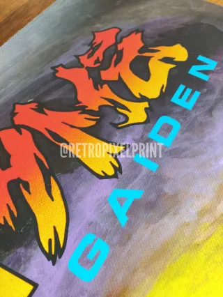 Lonas DBZ2 y Ninja gaiden 100x70cm
