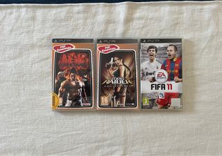 Lote 3 Juegos PSP: Tekken 6, Tomb Raider, FIFA 11
