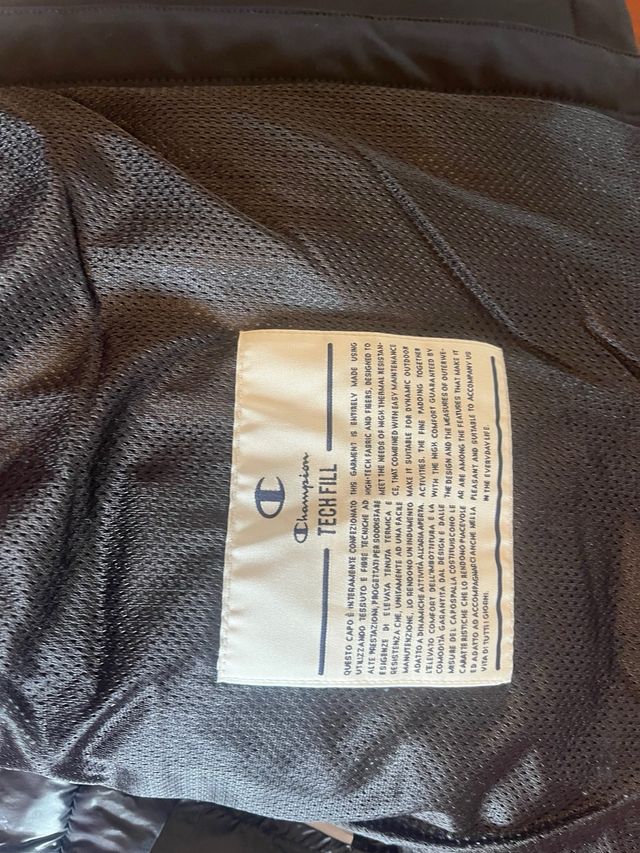 Giubbino Piumino Champion Nero