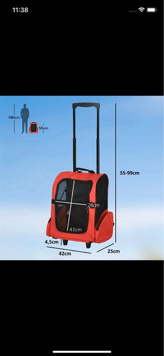 Mochila transportín para perros