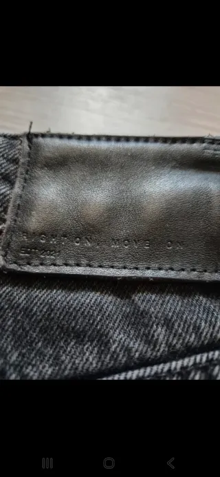 Shorts Zara Denim Nero Taglia XS