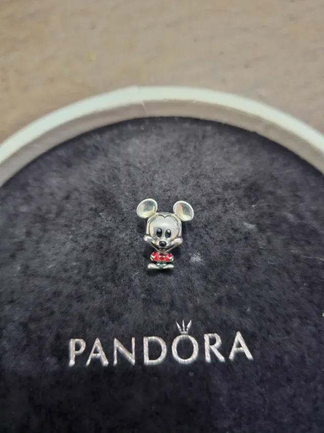 Pandora Charm Mickey Mouse Plata