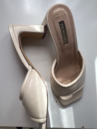 Tacones Beige Primark Talla 37