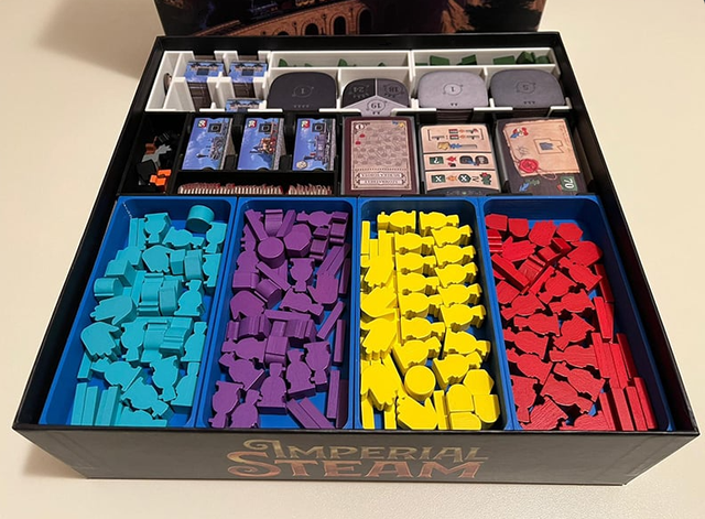 Inserto Organizador Imperial Steam juego de mesa