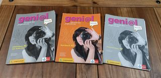 Pack de tres libros de texto de alemán A1 (ESO)