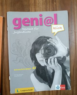 Pack de tres libros de texto de alemán A1 (ESO)