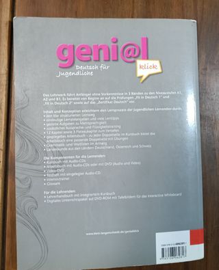 Pack de tres libros de texto de alemán A1 (ESO)