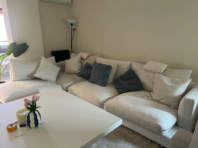 Alta Gama Sofá Chaise Longue Blanco.