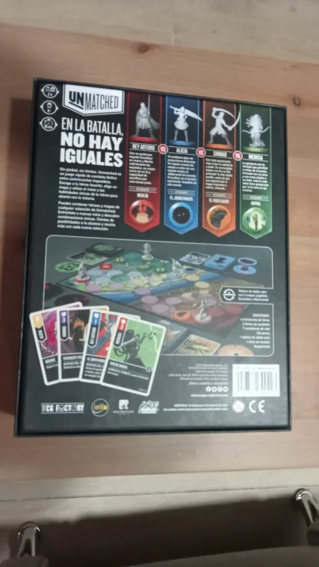 Caja Vacía Unmatched Battle of Legends Vol 1