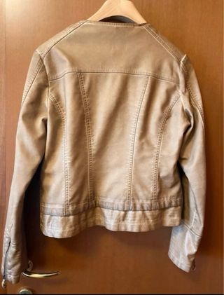 Giacca similpelle Promod beige XL