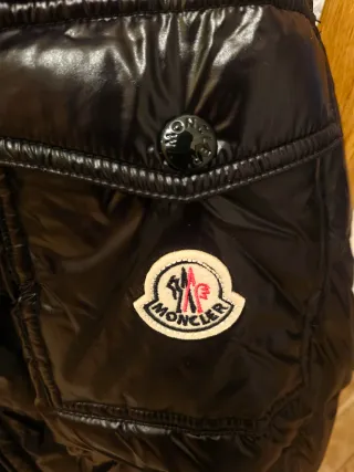 Abrigo Moncler Negro Nuevo