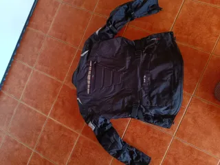 Chaqueta de moto negra XL hombre