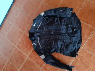 Chaqueta de moto negra XL hombre