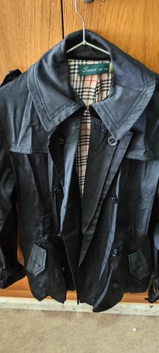 Gabardina Sweet Miss Negra