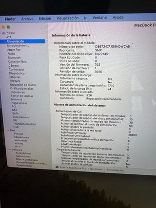 MacBook Pro 15 Pulgadas TouchBar 2017