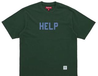 Camiseta Supreme HELP Verde Talla XXL