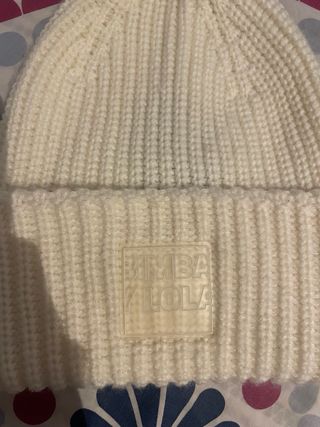 Gorro lana Bimba y Lola Blanco