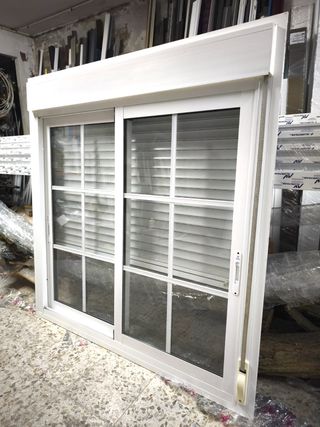 6 Ventanas correderas Aluminio 134,7 x 139cm