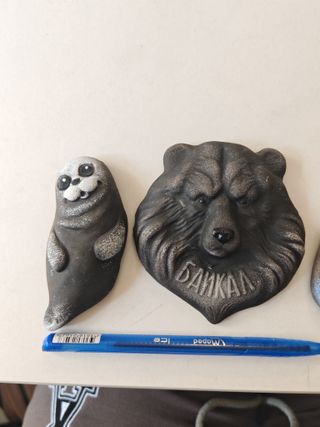 Imanes Baikal Oso Foca Figura
