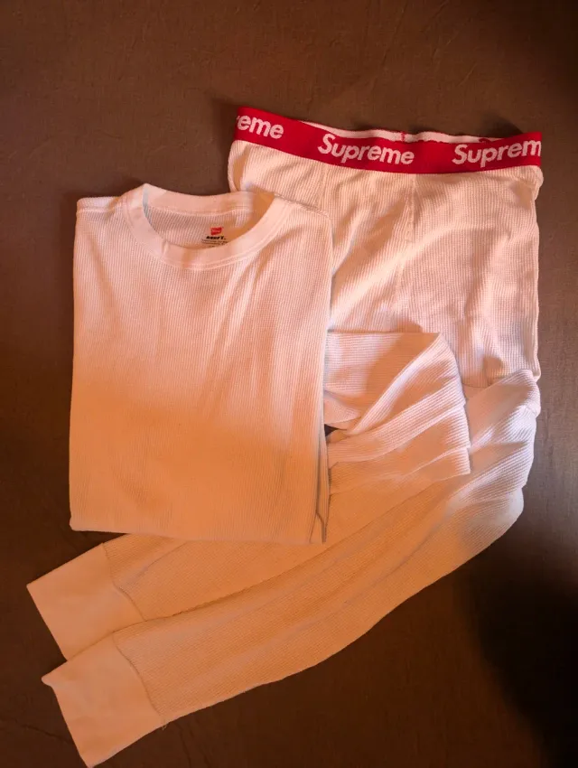 Conjunto Térmico Hanes Supreme Blanco
